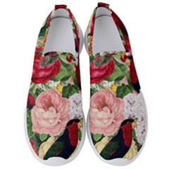 Tropical Bird Floral Men s Slip On Sneakers