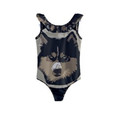 Husky Moon Kids  Frill Swimsuit