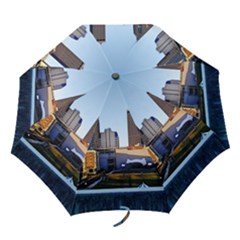 Columbus Skyline Folding Umbrellas by Riverwoman