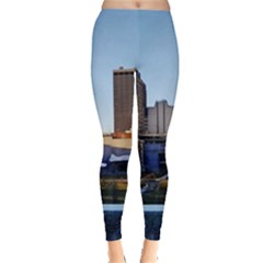 Columbus Skyline Leggings  by Riverwoman