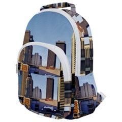 Columbus Skyline Rounded Multi Pocket Backpack