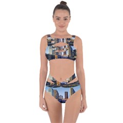 Columbus Skyline Bandaged Up Bikini Set  by Riverwoman