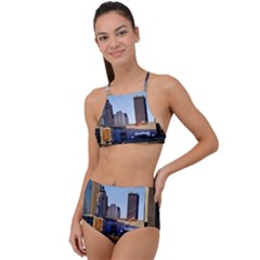 Columbus Skyline High Waist Tankini Set