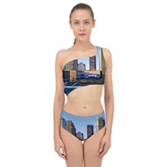 Columbus Skyline Spliced Up Two Piece Swimsuit