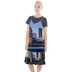 Columbus Skyline Camis Fishtail Dress