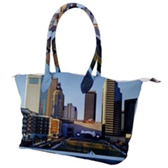 Columbus Skyline Canvas Shoulder Bag