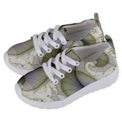 Graphic Fractal Eddy Curlicue Leaf Kids  Lightweight Sports Shoes by Pakrebo