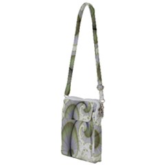 Graphic Fractal Eddy Curlicue Leaf Multi Function Travel Bag