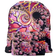 Fractals Colorful Pattern Giant Full Print Backpack