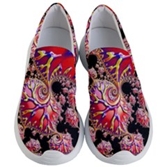 Fractals Colorful Pattern Women s Lightweight Slip Ons