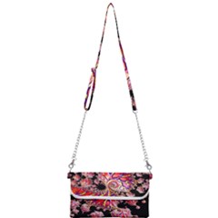 Fractals Colorful Pattern Mini Crossbody Handbag