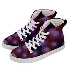 Fractal Rendering Background Men s Hi-top Skate Sneakers by Pakrebo