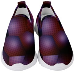 Fractal Rendering Background Kids  Slip On Sneakers