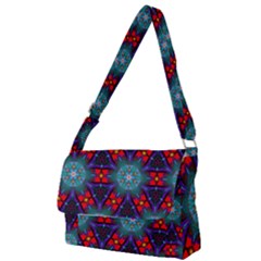 Ornament Colorful Background Color Full Print Messenger Bag