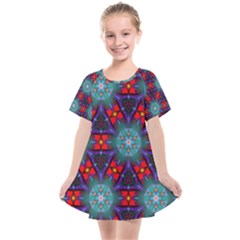 Ornament Colorful Background Color Kids  Smock Dress