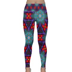 Ornament Colorful Background Color Lightweight Velour Classic Yoga Leggings