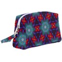 Ornament Colorful Background Color Wristlet Pouch Bag (Large) View1