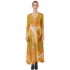 Lines Wave Heart Love Smile Button Up Boho Maxi Dress by Pakrebo