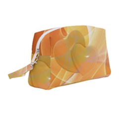 Lines Wave Heart Love Smile Wristlet Pouch Bag (medium) by Pakrebo