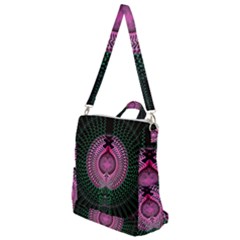 Fractal Traditional Fractal Hypnotic Crossbody Backpack