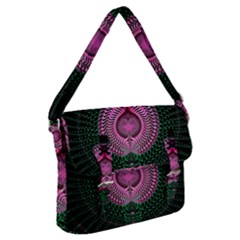 Fractal Traditional Fractal Hypnotic Buckle Messenger Bag