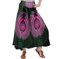 Fractal Traditional Fractal Hypnotic Satin Palazzo Pants