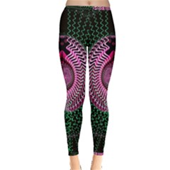 Fractal Traditional Fractal Hypnotic Inside Out Leggings