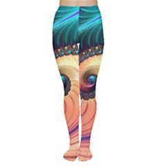 Fractal Multi Colored Fantasia Tights by Pakrebo