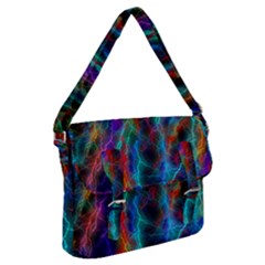 Wizzard Flashes Pattern Abstract Buckle Messenger Bag