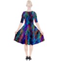 Wizzard Flashes Pattern Abstract Quarter Sleeve A-Line Dress View2