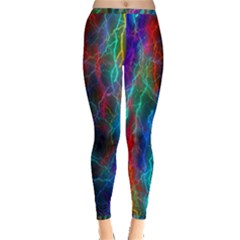 Wizzard Flashes Pattern Abstract Inside Out Leggings