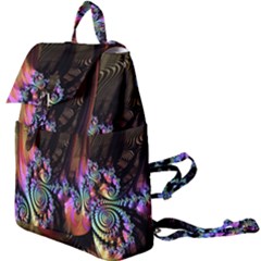 Fractal Colorful Background Buckle Everyday Backpack