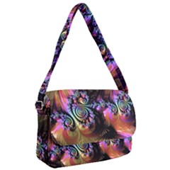 Fractal Colorful Background Courier Bag