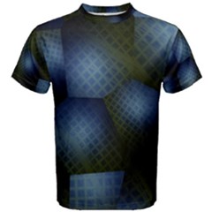 Fractal Rendering Background Green Men s Cotton Tee by Pakrebo