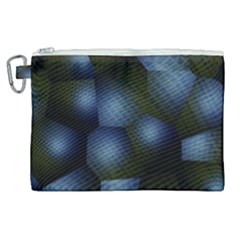 Fractal Rendering Background Green Canvas Cosmetic Bag (xl)