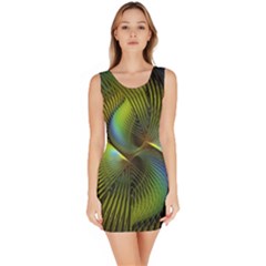 Fractal Abstract Design Fractal Art Bodycon Dress