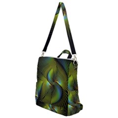 Fractal Abstract Design Fractal Art Crossbody Backpack