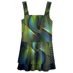 Fractal Abstract Design Fractal Art Kids  Layered Skirt Swimsuit