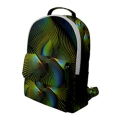 Fractal Abstract Design Fractal Art Flap Pocket Backpack (large)