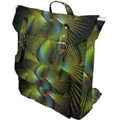 Fractal Abstract Design Fractal Art Buckle Up Backpack