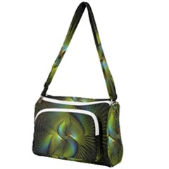 Fractal Abstract Design Fractal Art Front Pocket Crossbody Bag