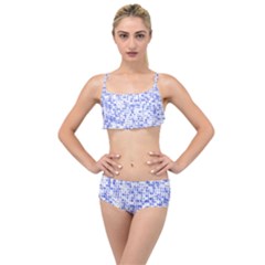 Blockchain Cryptography Layered Top Bikini Set