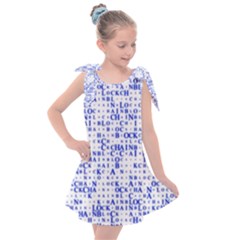 Blockchain Cryptography Kids  Tie Up Tunic Dress