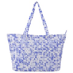 Blockchain Cryptography Full Print Shoulder Bag