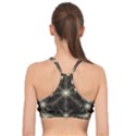 Fractal Silver Waves Texture Basic Training Sports Bra View2