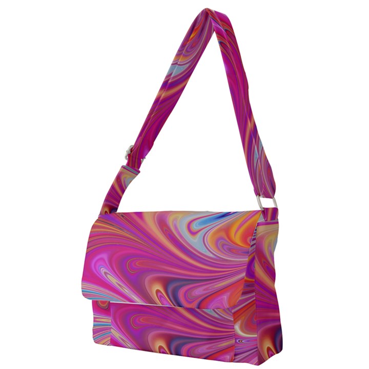 Seamless Digital Tile Texture Full Print Messenger Bag