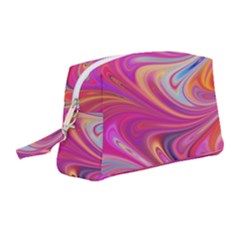 Seamless Digital Tile Texture Wristlet Pouch Bag (medium)