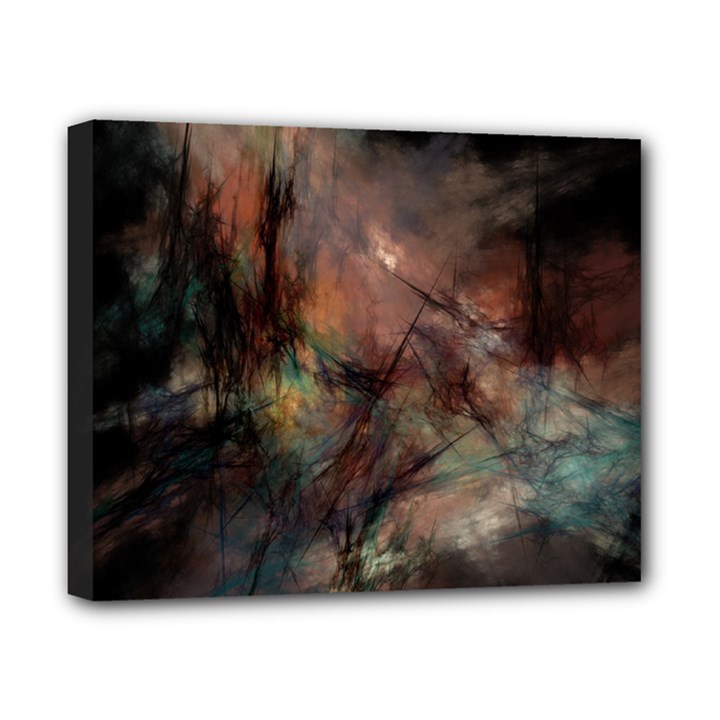 Abstract Fractal Digital Backdrop Canvas 10  x 8  (Stretched)