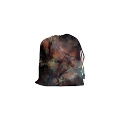 Abstract Fractal Digital Backdrop Drawstring Pouch (xs) by Pakrebo