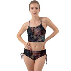 Abstract Fractal Digital Backdrop Mini Tank Bikini Set by Pakrebo